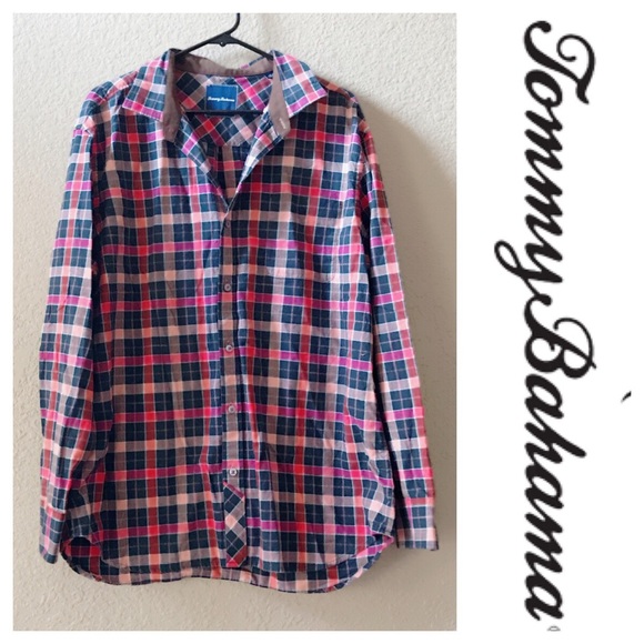 Tommy Bahama Other - Tommy Bahama | Penshurst Plaid Button Down Size XL